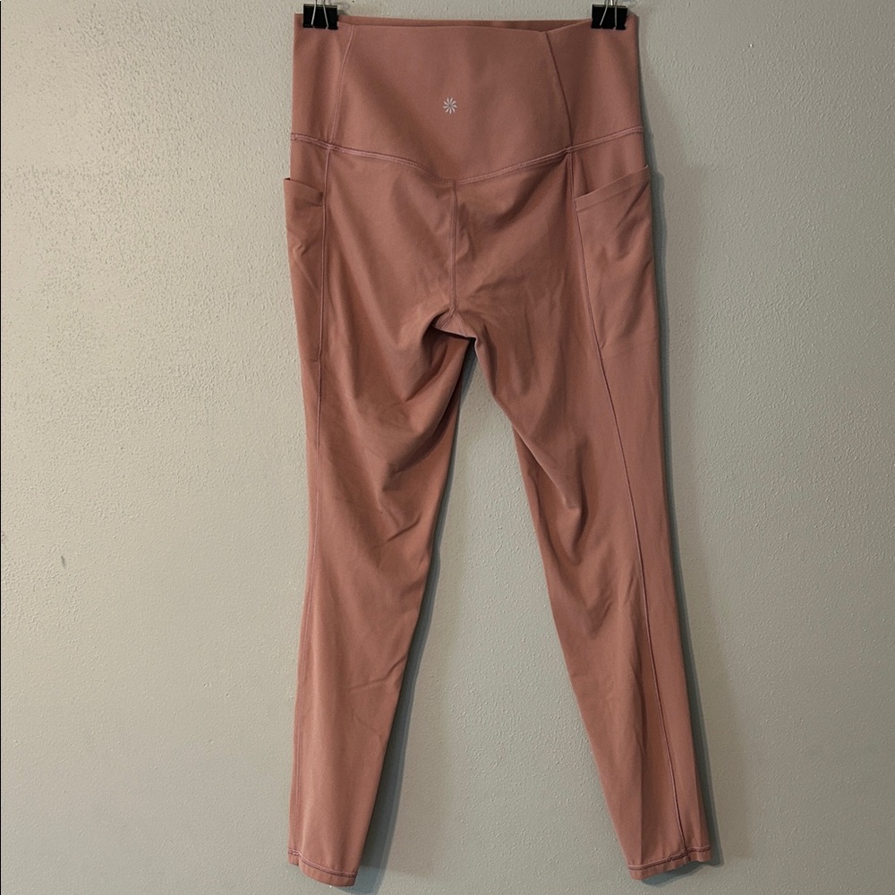 Athleta Light Pink 7/8 Tights - Picture 3 of 4